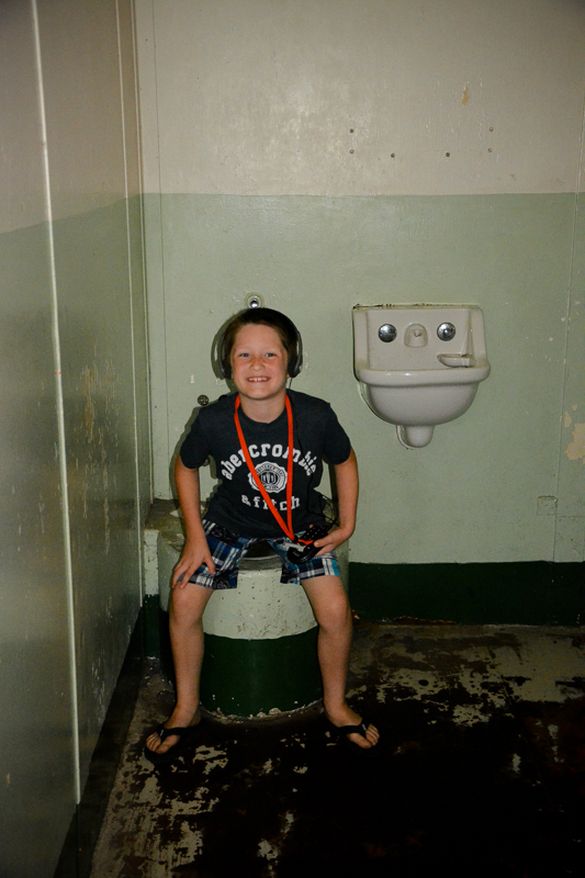 Alcatraz cell bathroom