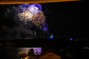 magic kingdom fireworks from Ohana