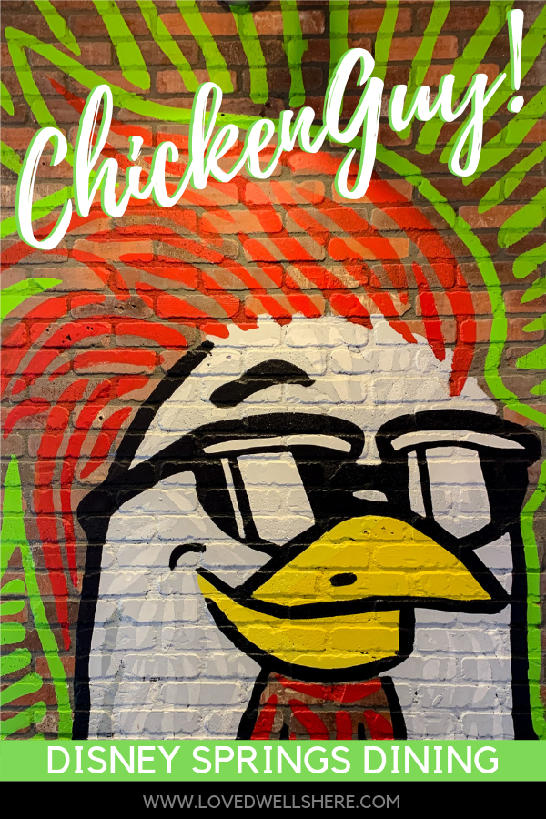 Painted chicken on wall