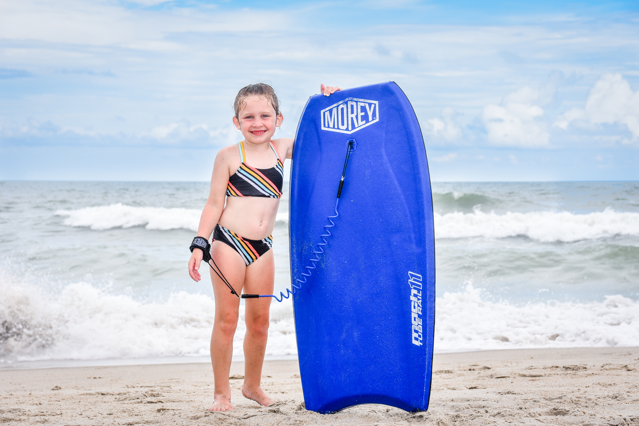 Girl with boogie board