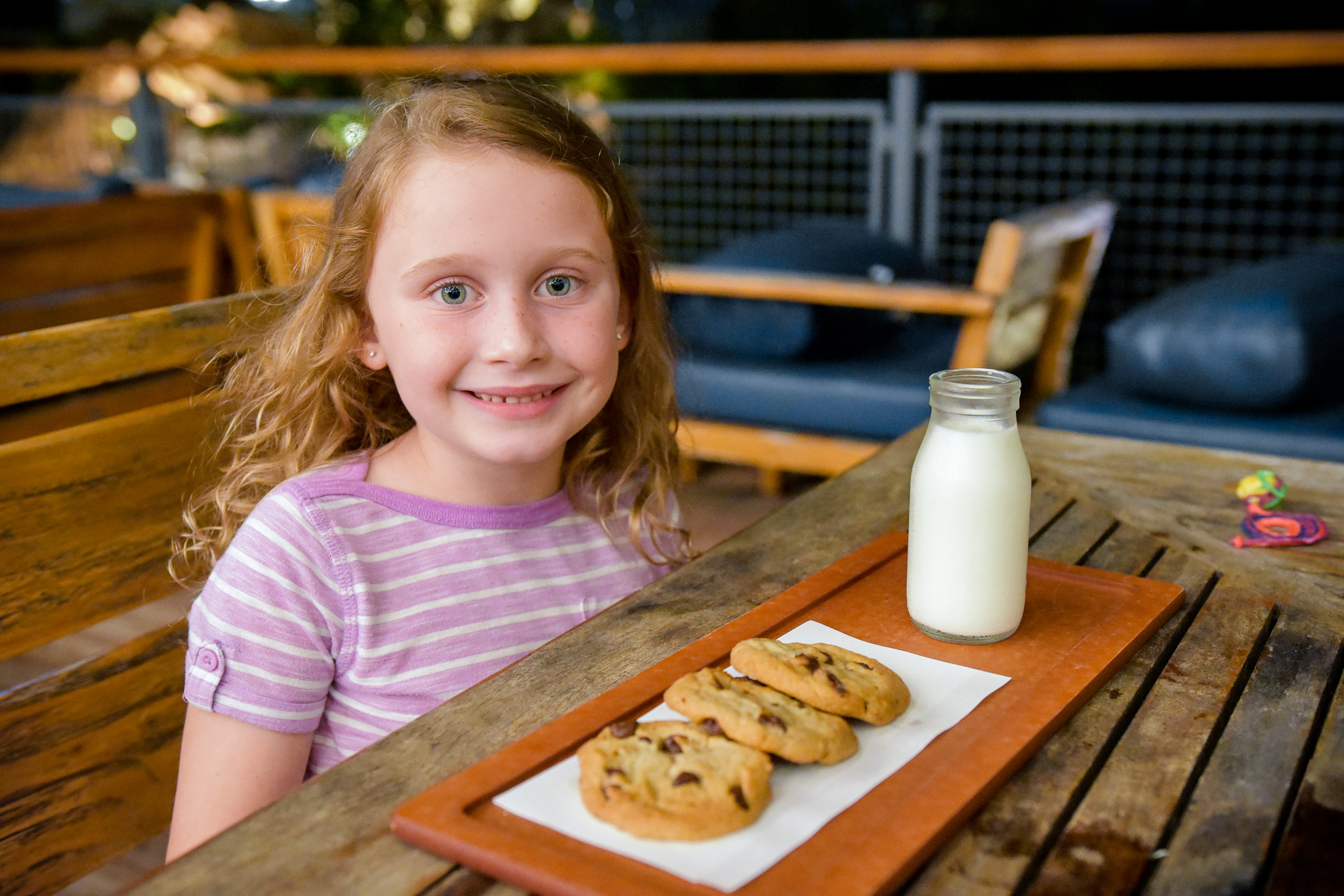 Kids' Menu Cookies and Milk Paddlefish Disney Springs