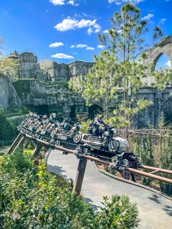 Hagrid's motorbike coaster Islands of Adventure