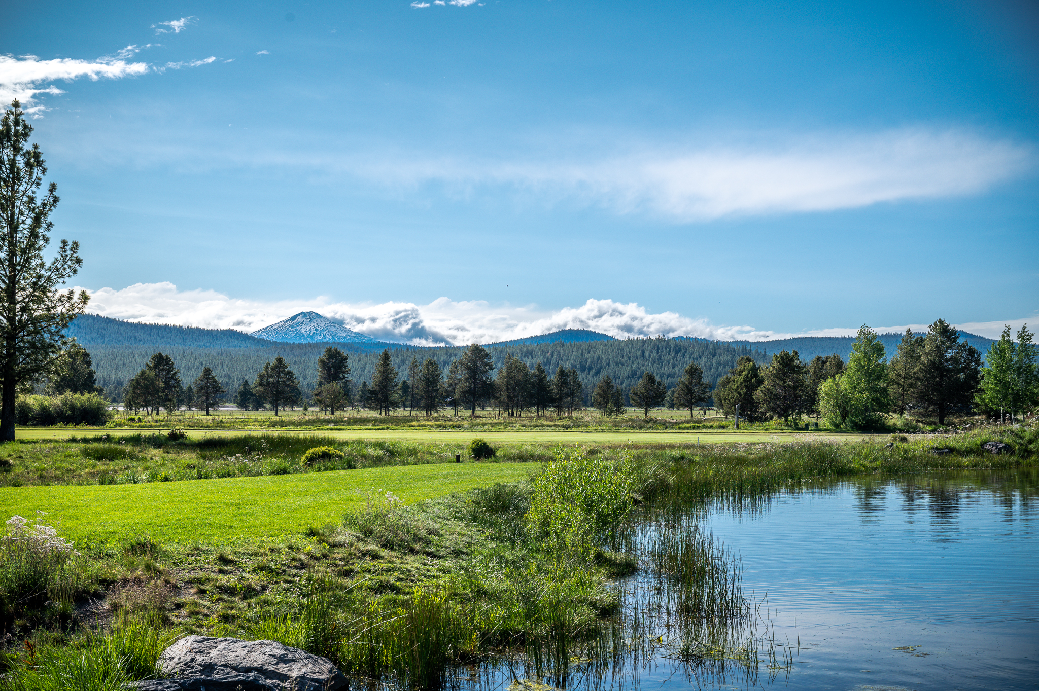 Views of Mount Bachelor from Sunriver