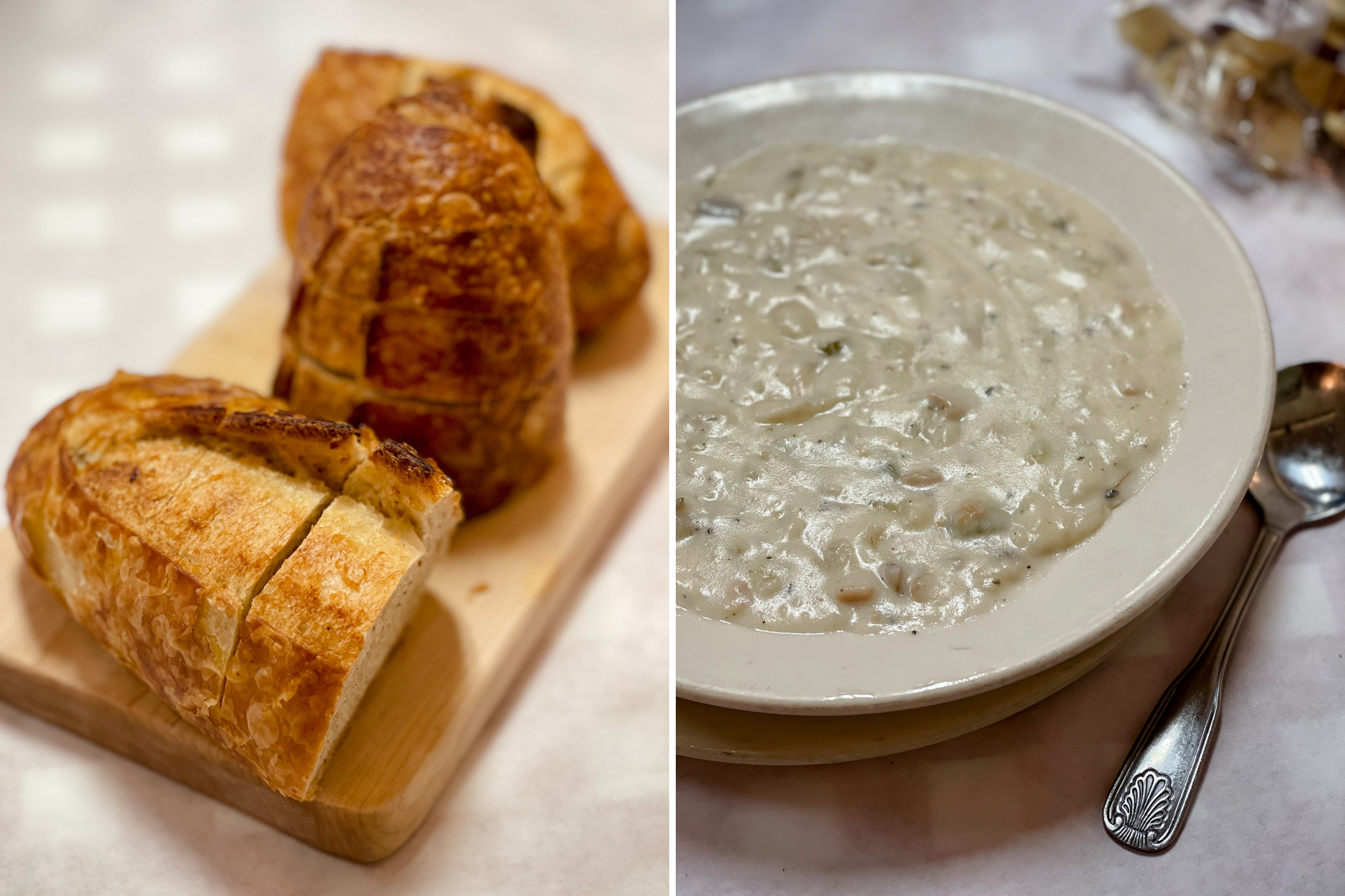 Sourdough and clam chowder where to eat in Seattle