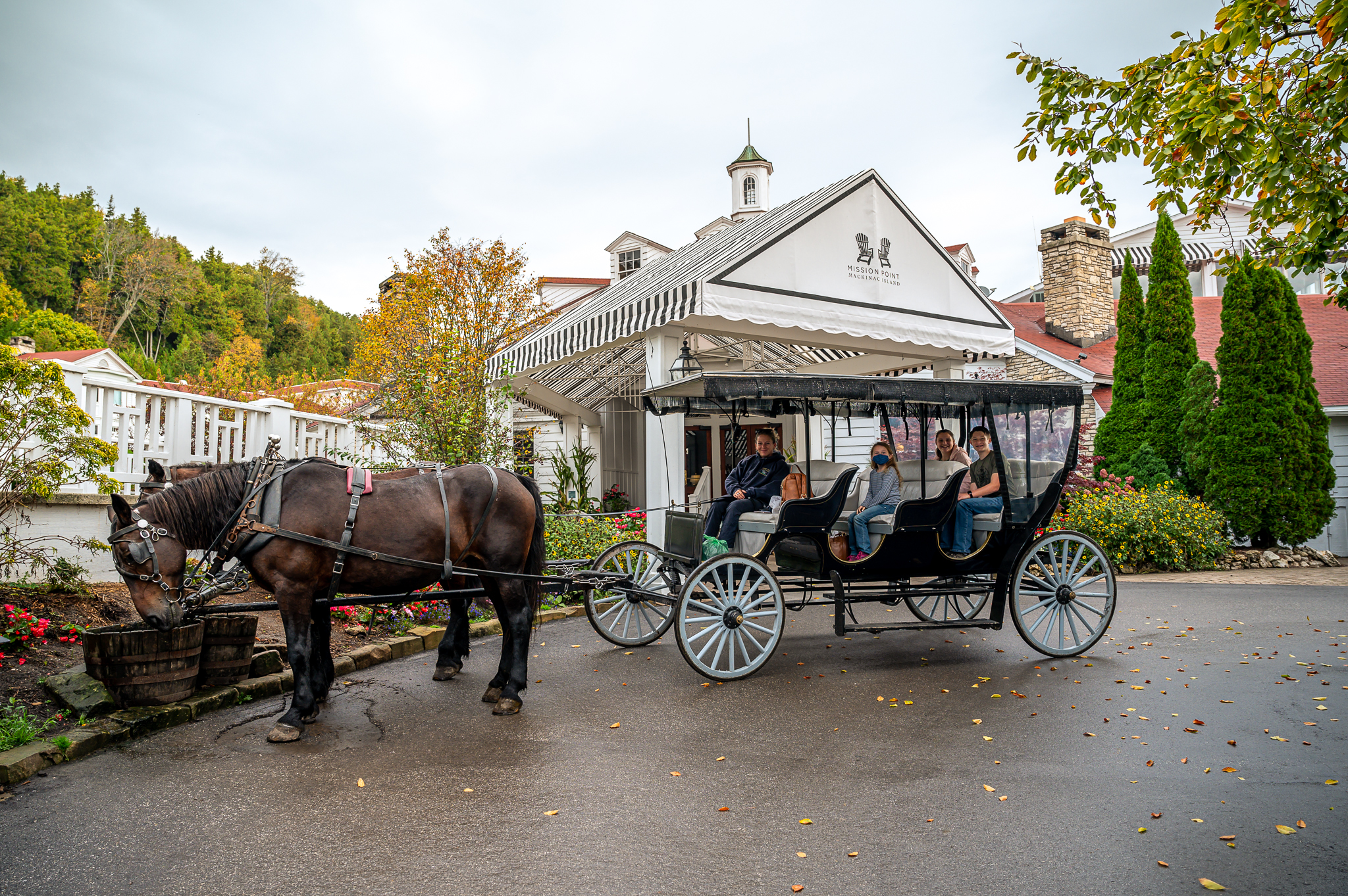 Gough Carriages pick up at Mission Point Resort
